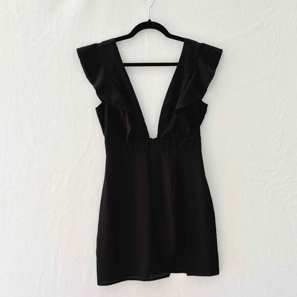 superdown Black Harlow Mini Dress size XS - Picture 4 of 11